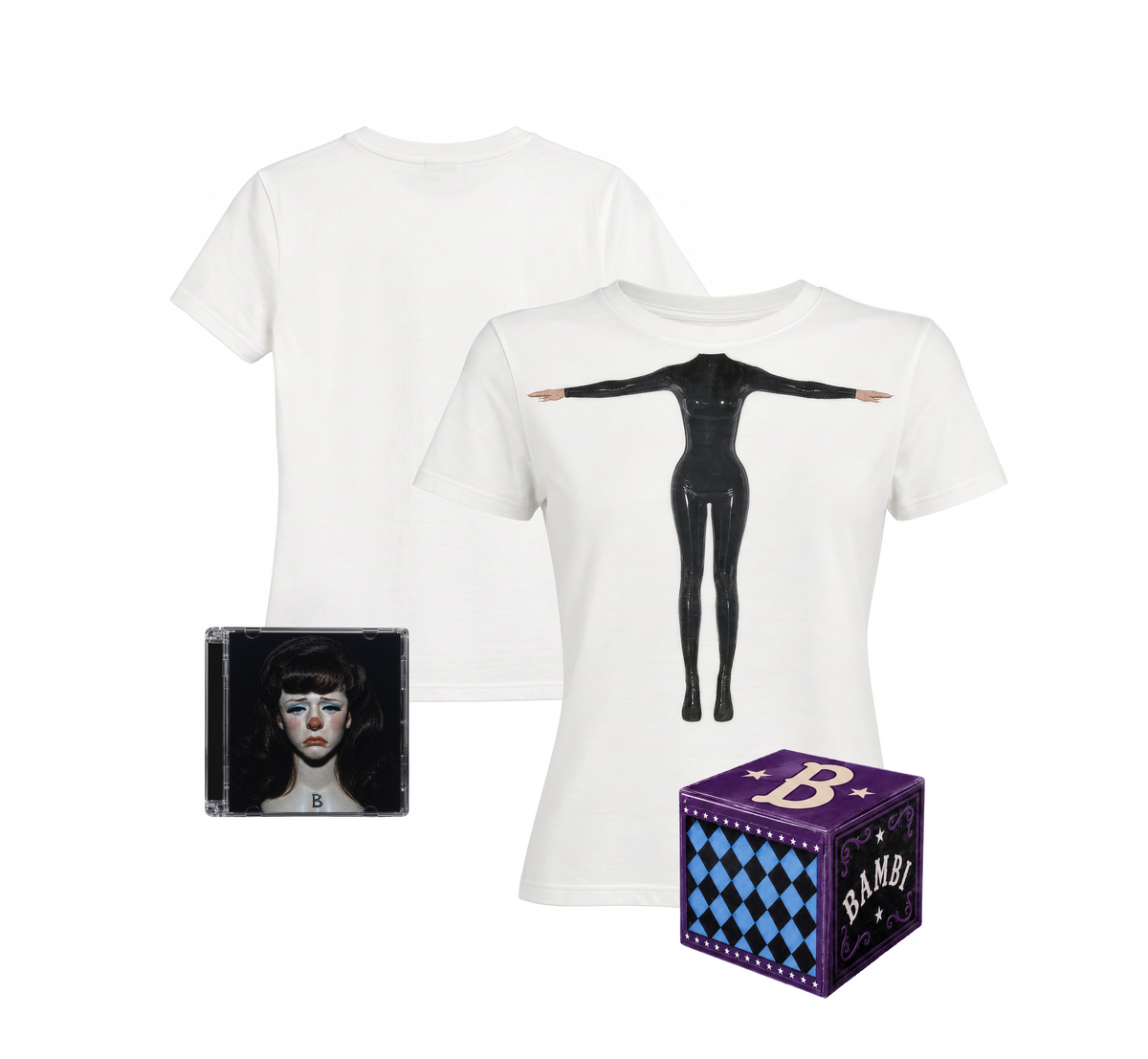 bambi BOX + WMNS TOP – preorder albumu „B” z białym topem